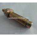 color-zinc plated expansion bolts, anchor bolts, galvanized expansion bolts